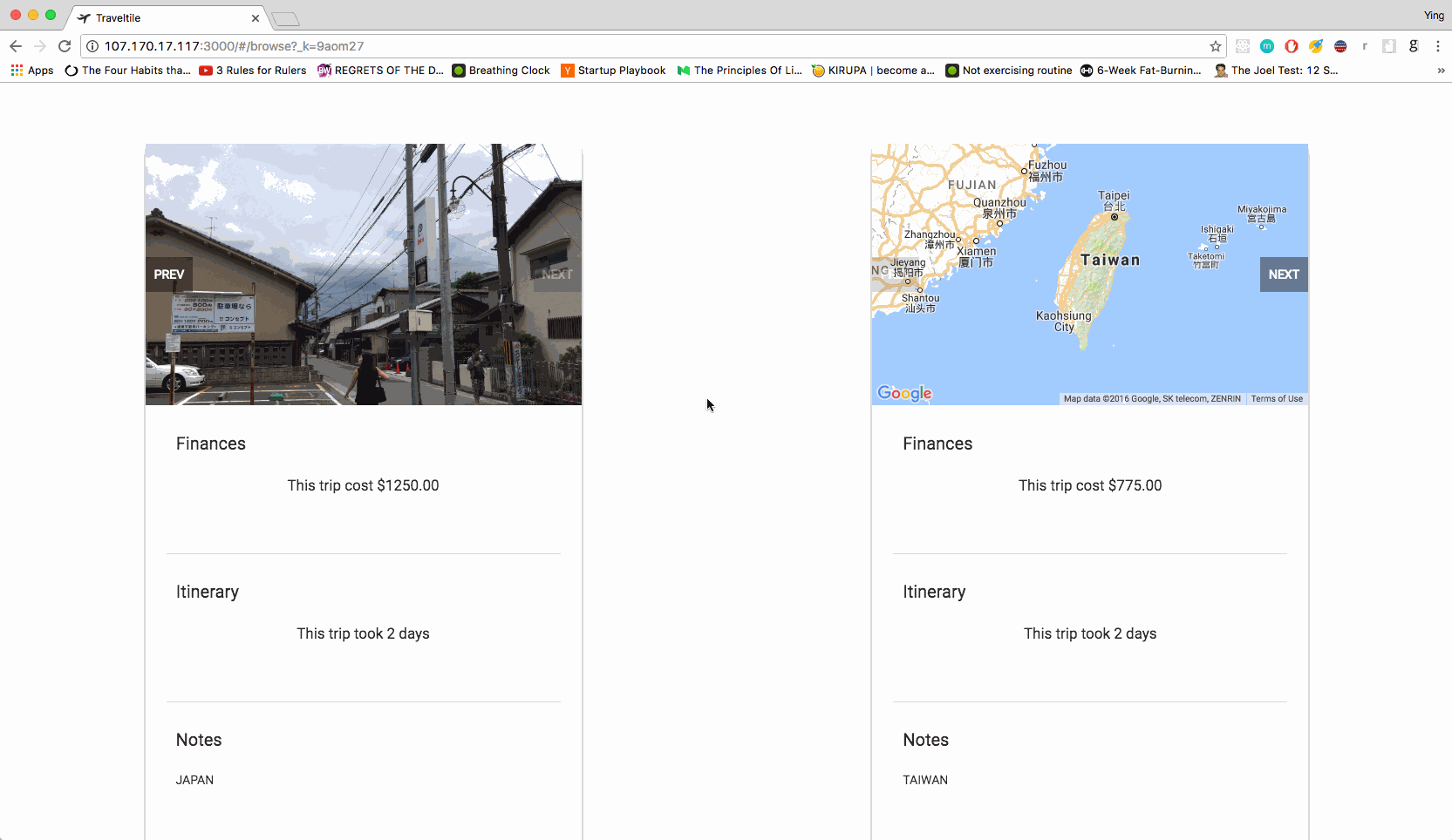 Traveltile Japan Other Features